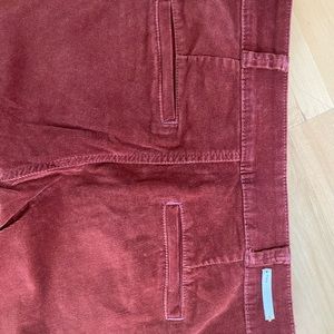 Pilcro Burnt Orange Corduroy Flares